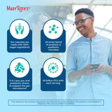 MaryRuth's 3-en-1 Probiotics envase de 30 porciones, dosis diaria