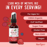 MaryRuth's spray B12 con etiqueta limpia y calidad.