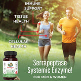 MaryRuth's Serrapeptase cápsulas veganas para toma diaria