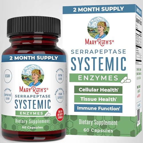 MaryRuth's Serrapeptase uso diario en la rutina de bienestar