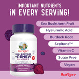 MaryRuth's Skin Restore + Renew vitamina C apoya salud de la piel y bienestar.