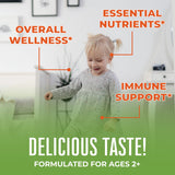 MaryRuth's gominolas con sabores fresa y papaya, sabor agradable para niños