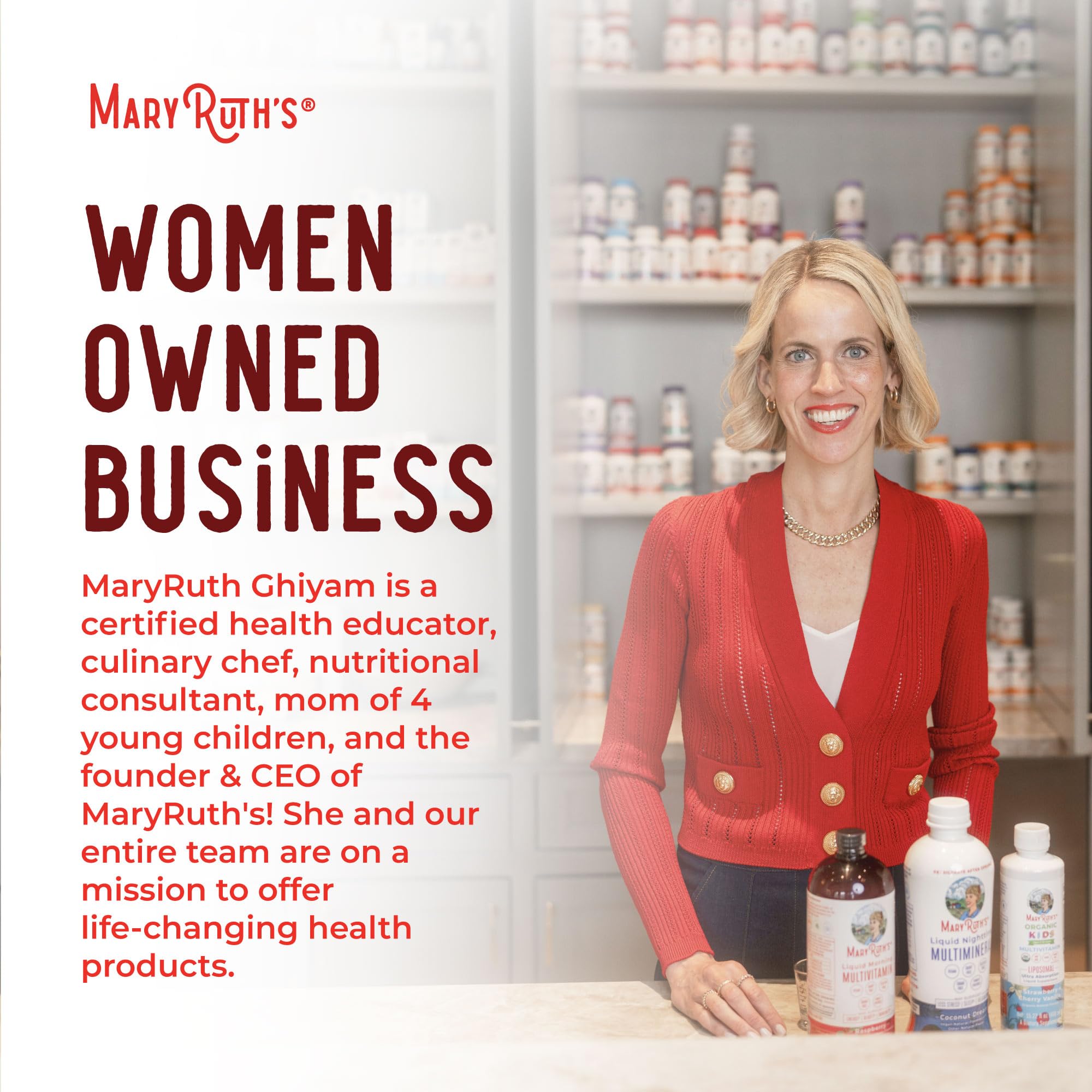MaryRuth's tiras energéticas con complejo de vitaminas B completo.