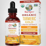 Dosis diaria recomendada de MaryRuth's Turmeric Gold en gotas.