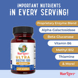 MaryRuth's Ultra Digestive Enzymes: cápsulas fáciles de tomar antes de cada comida.