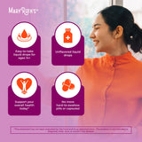 MARYRUTH'S Vitamina A líquida sin azúcar, adecuada para dietas limpias.
