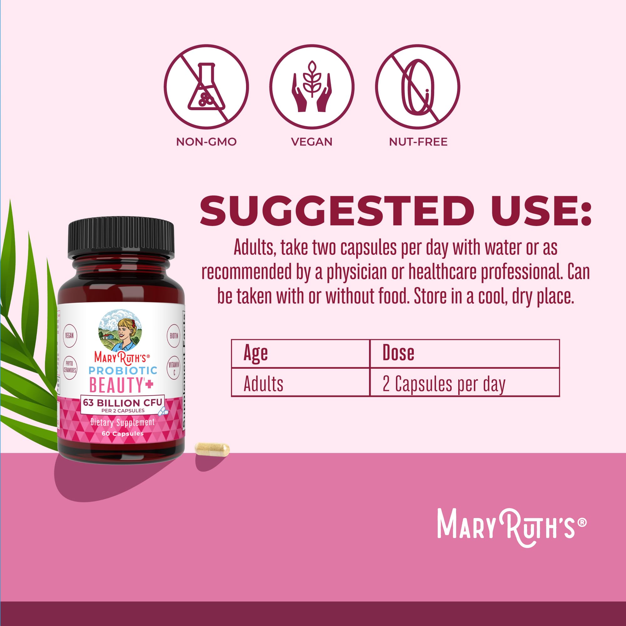MaryRuth's vitamina C: apoyo inmunitario y salud de la piel.