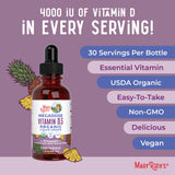MaryRuth's Vitamina D3 drops, dosis diaria fácil (1 ml).