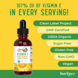 MaryRuth's Vitamina E envase de 2 onzas, suministro para dos meses.