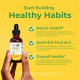 MaryRuth's Vitamina E con ingredientes MCT y aceites vegetales de calidad.