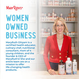 MaryRuth's zinc orgánico para bebés, envase adecuado para estantería.