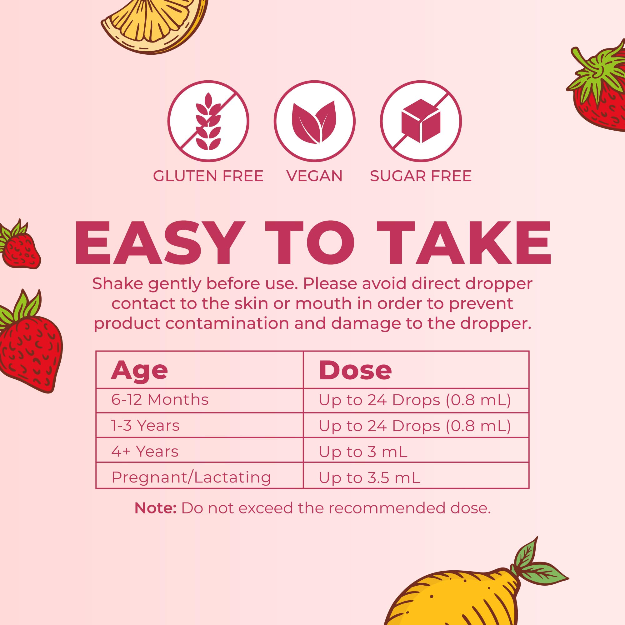 MaryRuth's zinc líquido, vegano y adecuado para dietas sin productos animales.