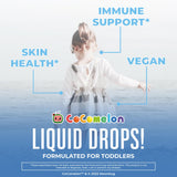 MaryRuth's zinc para niños pequeños, gotas de 2 ml para consumo diario
