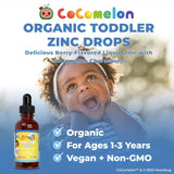 MaryRuth's zinc para niños pequeños, sin gluten