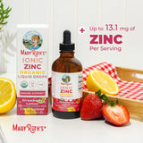 MaryRuth's zinc líquido, fuente de zinc a partir de sulfato.