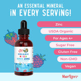 MaryRuth's Zinc vegano y libre de alérgenos para niños