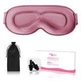 Albatross Health New England mascara-ojos rosa ajuste ajustable para dormir cómodo