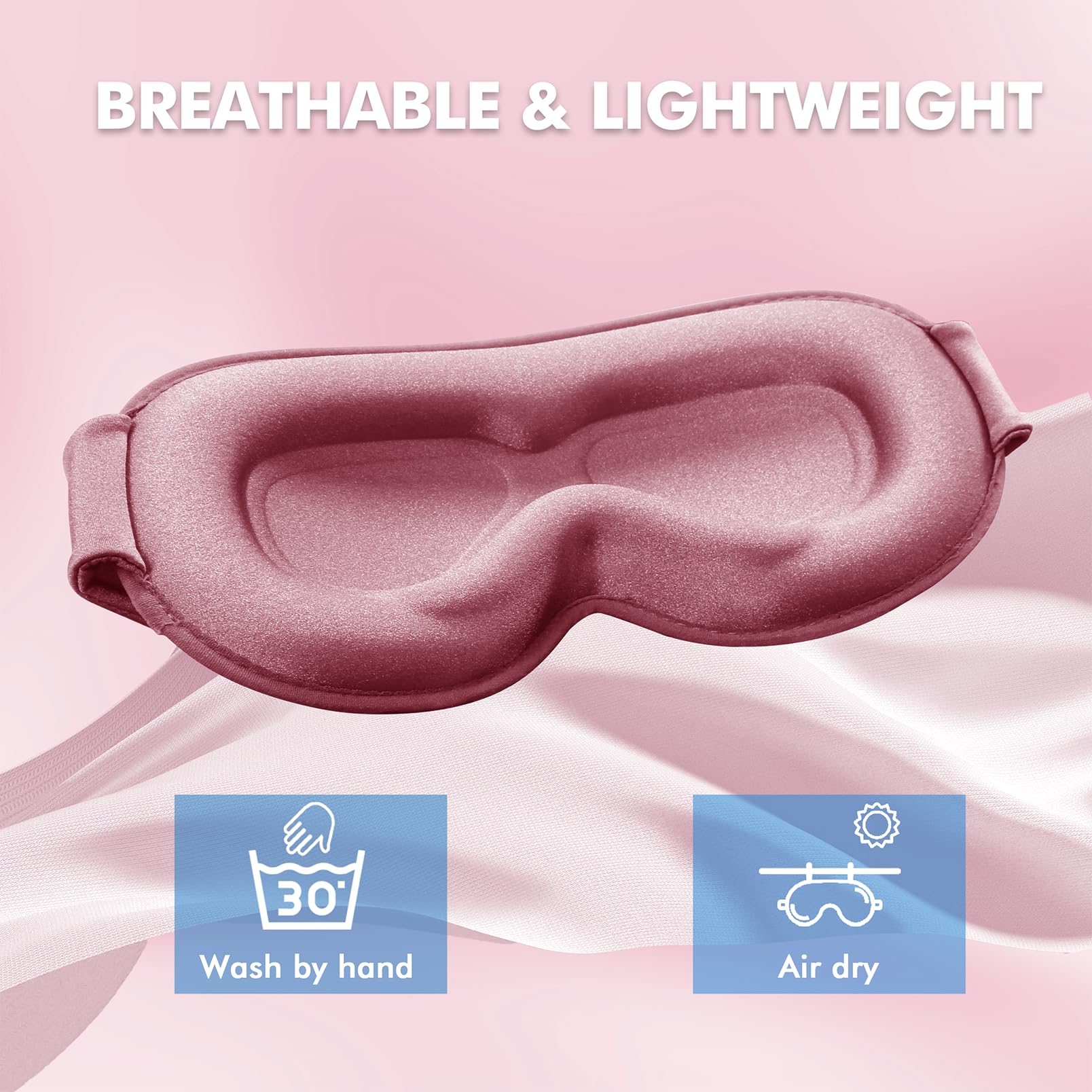 Albatross Health New England mascara-ojos rosa sensación suave y confortable