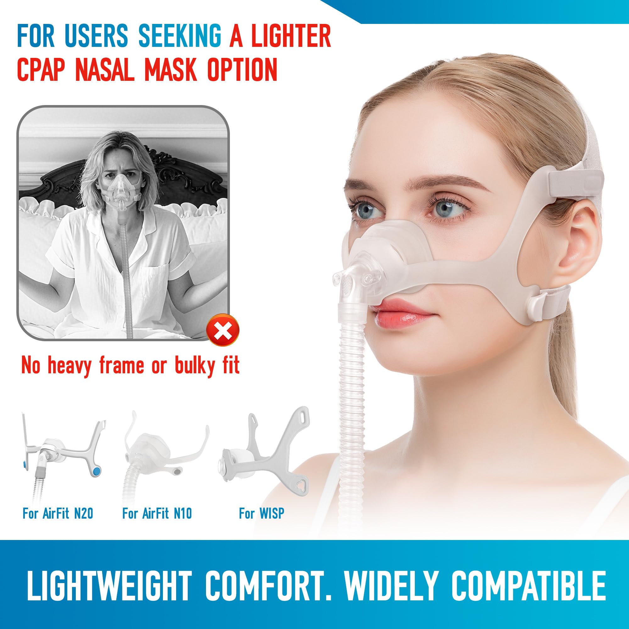 Masktouch marco de silicona para ajuste flexible y cómodo
