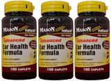 Mason Natural Advance Ear Health: frasco de 100 cápsulas para apoyar la salud auditiva diaria