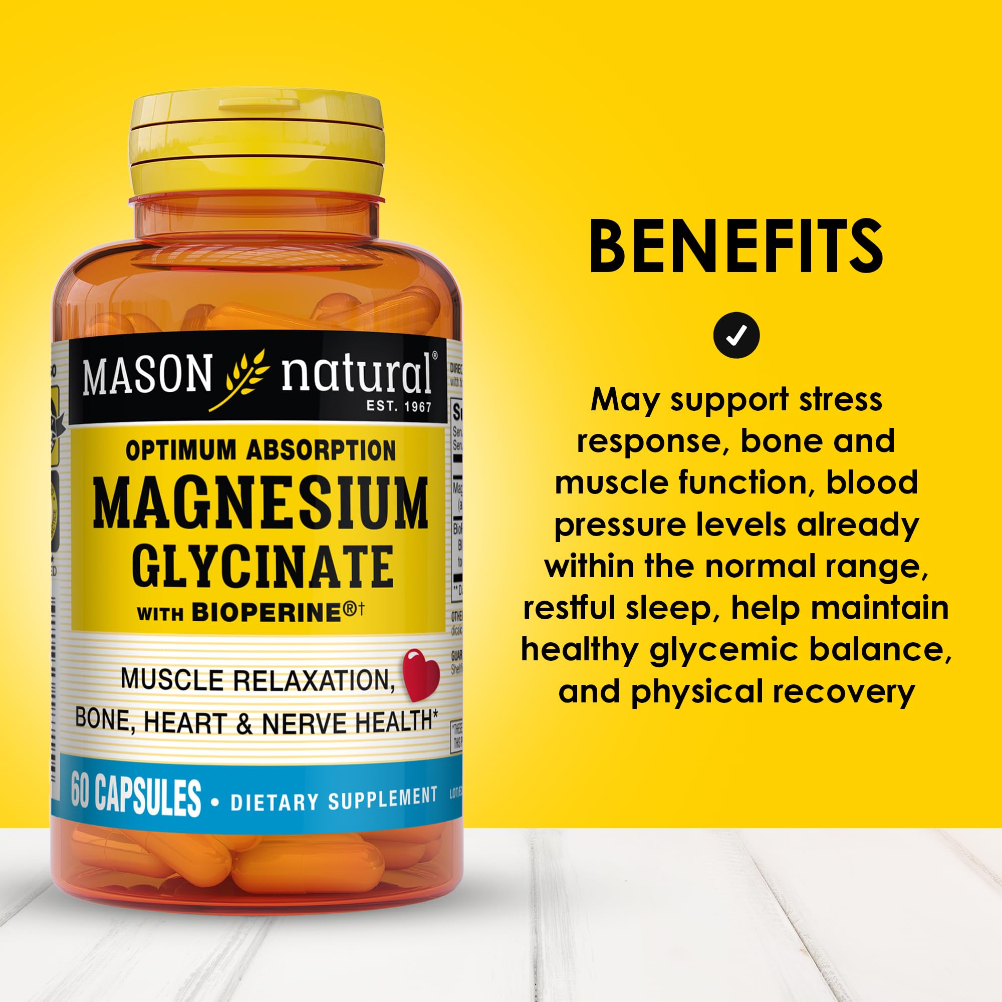 Mason Natural con Bioperine mejora la absorción para mayor eficacia