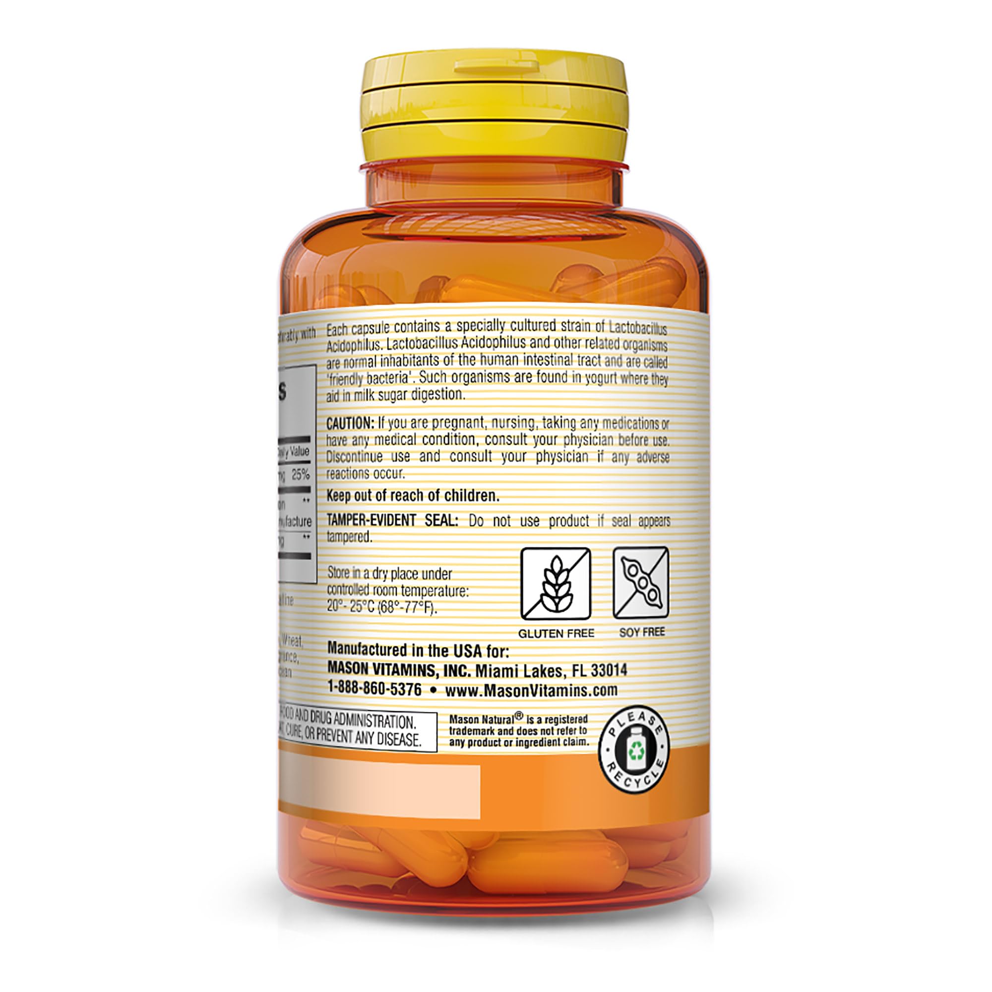 Contenido de calcio en Mason Natural para nutrición diaria y soporte óseo suave.