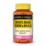 Mason Natural cápsulas de belleza para cabello, piel y uñas con soporte diario