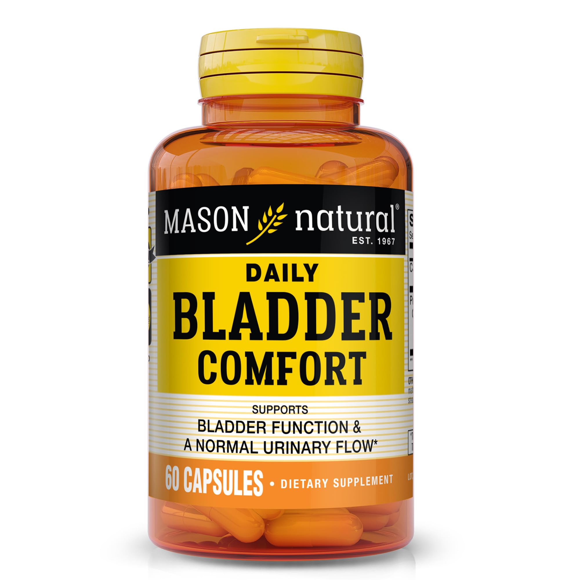 Mason Natural Confort diario de la vejiga: cápsula de apoyo vesical.