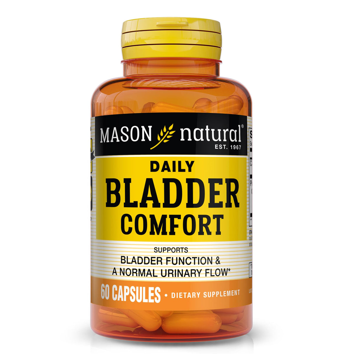 Mason Natural Confort diario de la vejiga: cápsula de apoyo vesical.