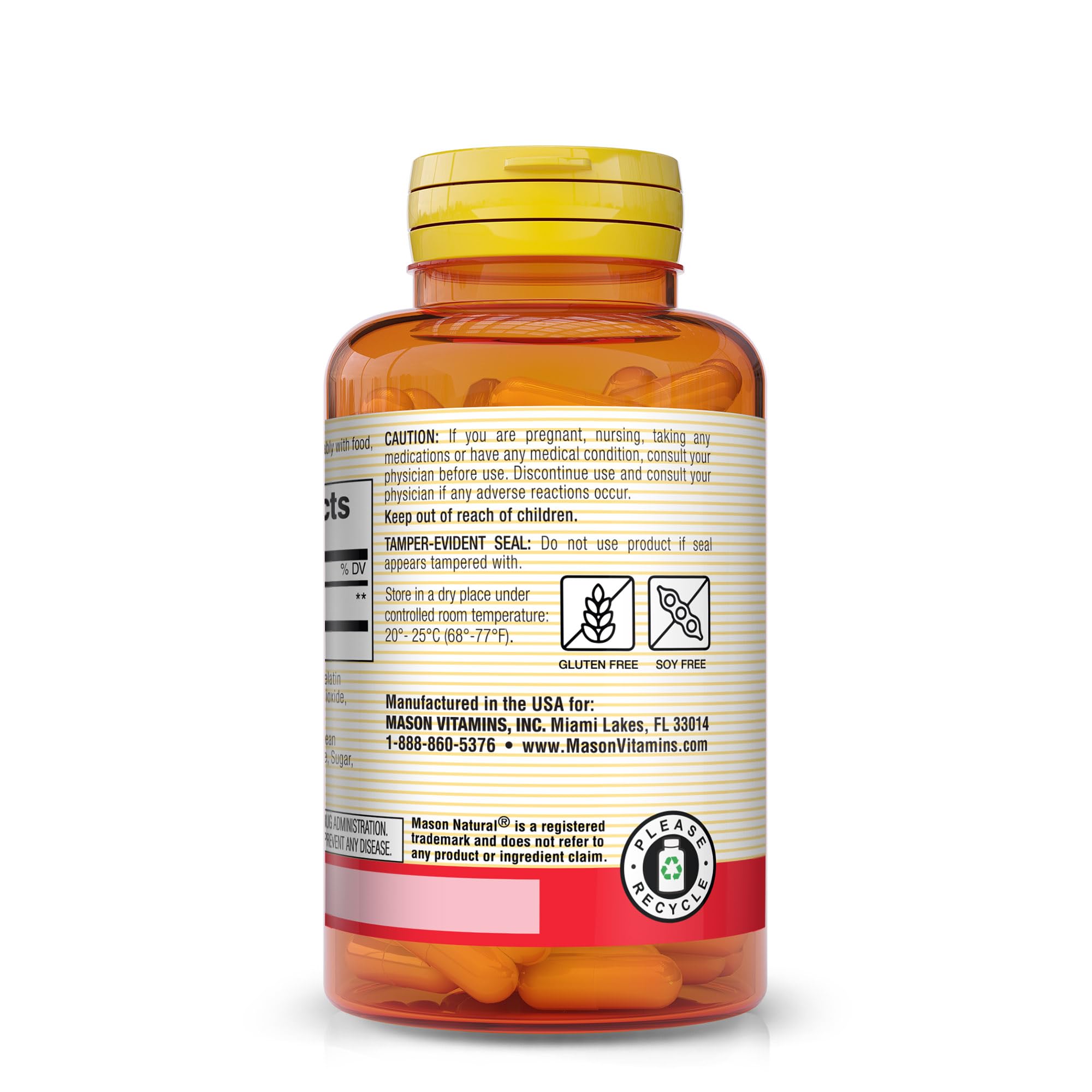 Dosis diaria Mason Natural cápsula para soporte metabólico normal
