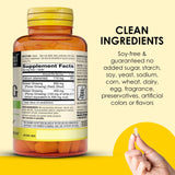 Calcio añadido en Mason Natural Ginseng Coreano para soporte diario