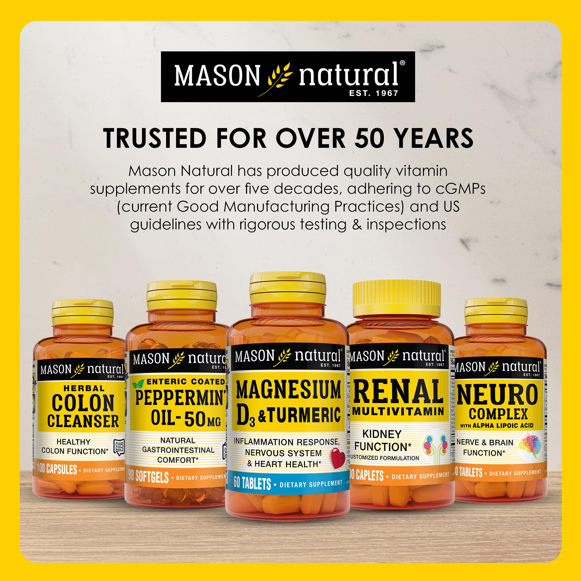Presentación de Mason Natural con más de 50 años de experiencia