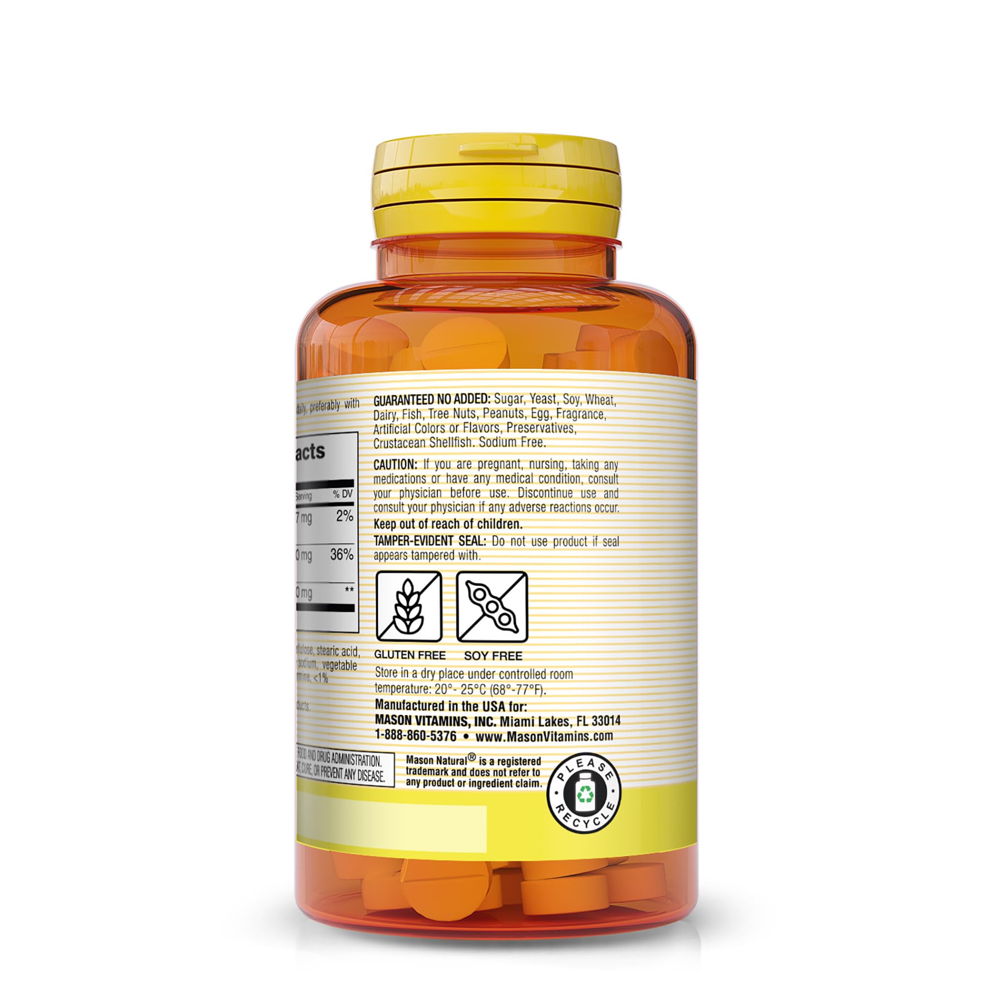 Mason Natural Remolacha polvo enfatiza el contenido de remolacha en la fórmula.