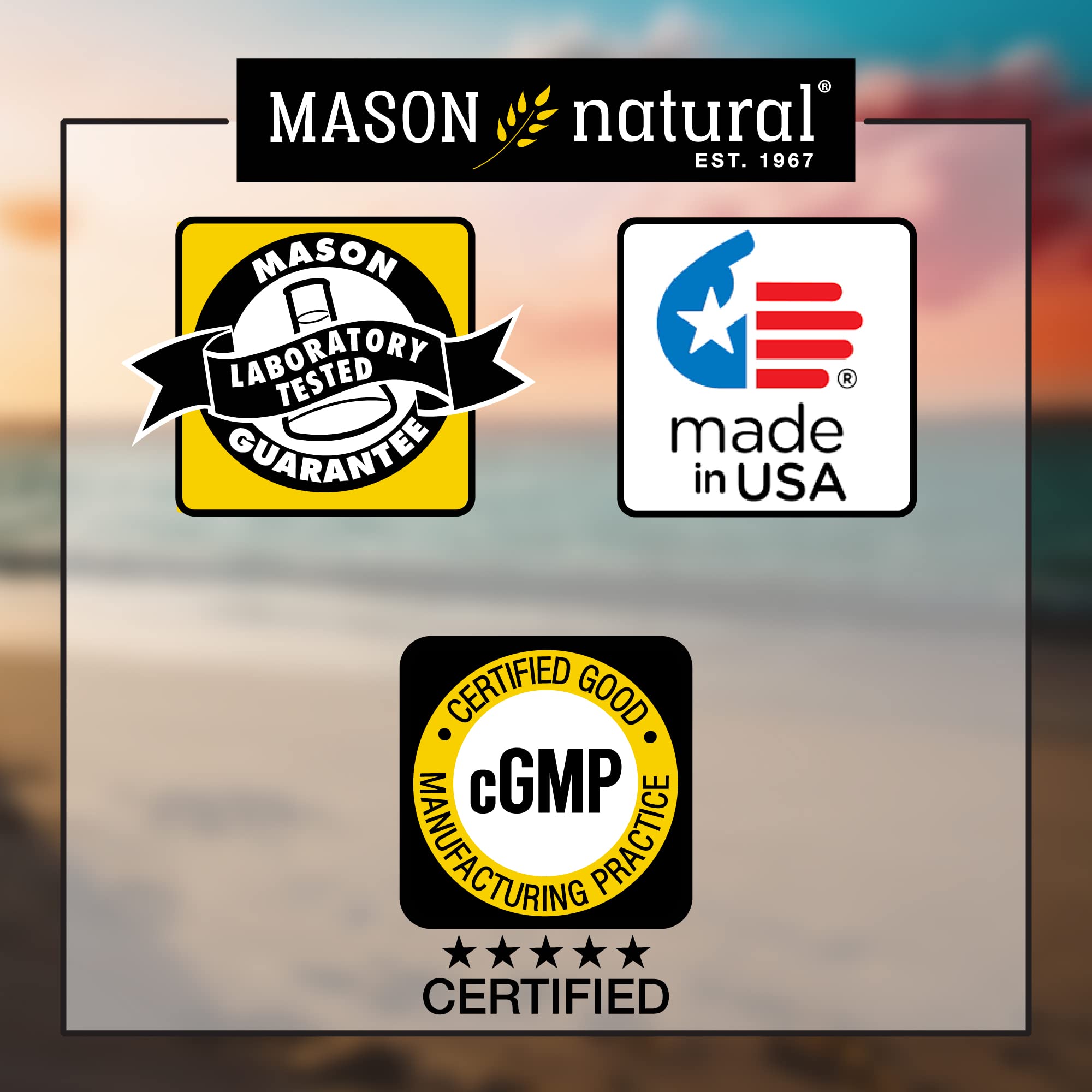 Mason Natural antioxidantes para apoyo inmunológico y piel saludable
