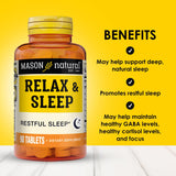 Mason Natural Valeriana Raíz extracto para promover la calma nocturna
