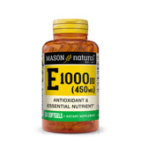 Mason Natural Vitamina E: cápsula blanda para uso diario y bienestar general