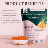 MATOP gomitas sabor piña hawaiana para una experiencia agradable.