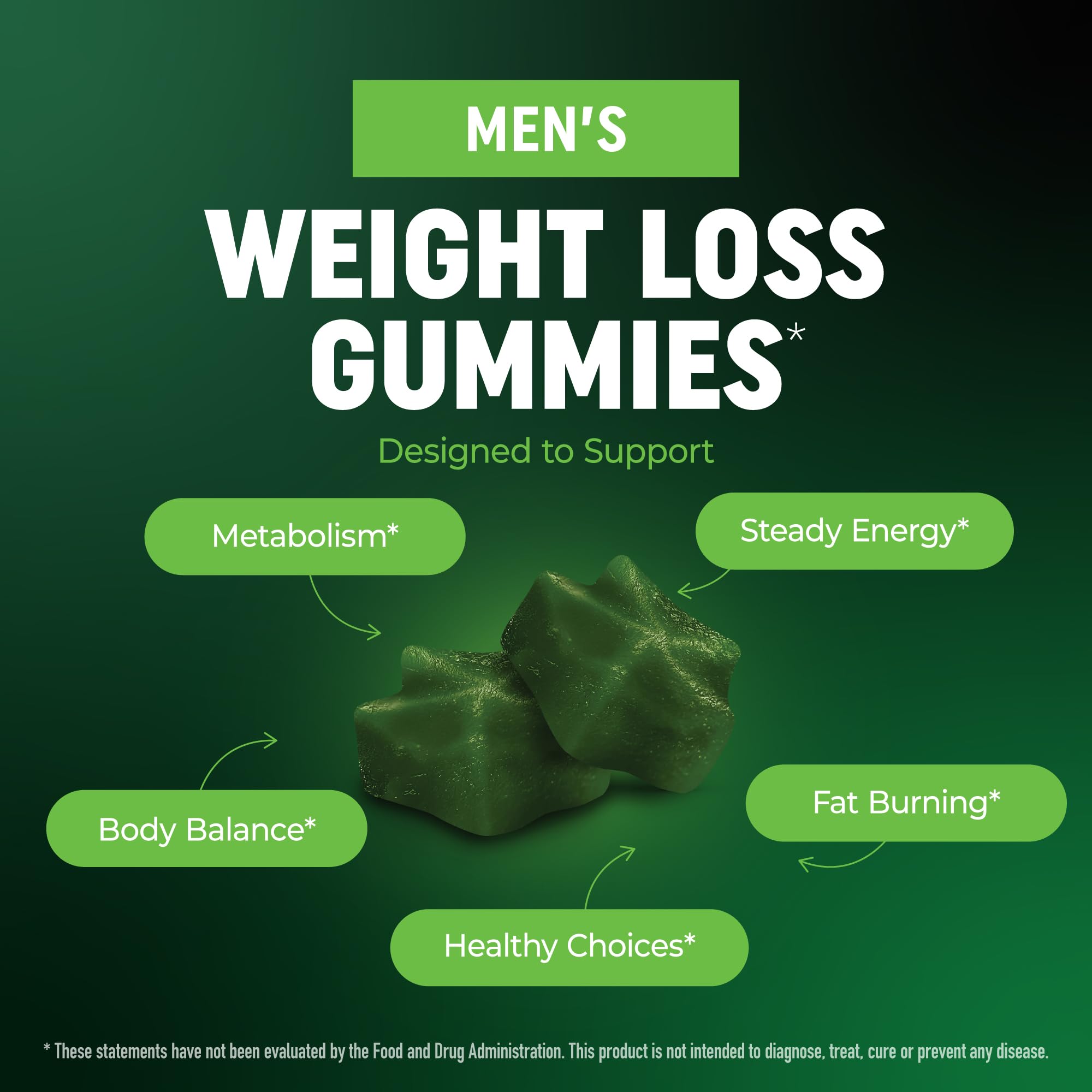 Botella MAV NUTRITION gomitas sabor manzana para consumo diario.