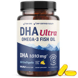 MAV Nutrition DHA Ultra: vista de la botella para recordar la dosis diaria
