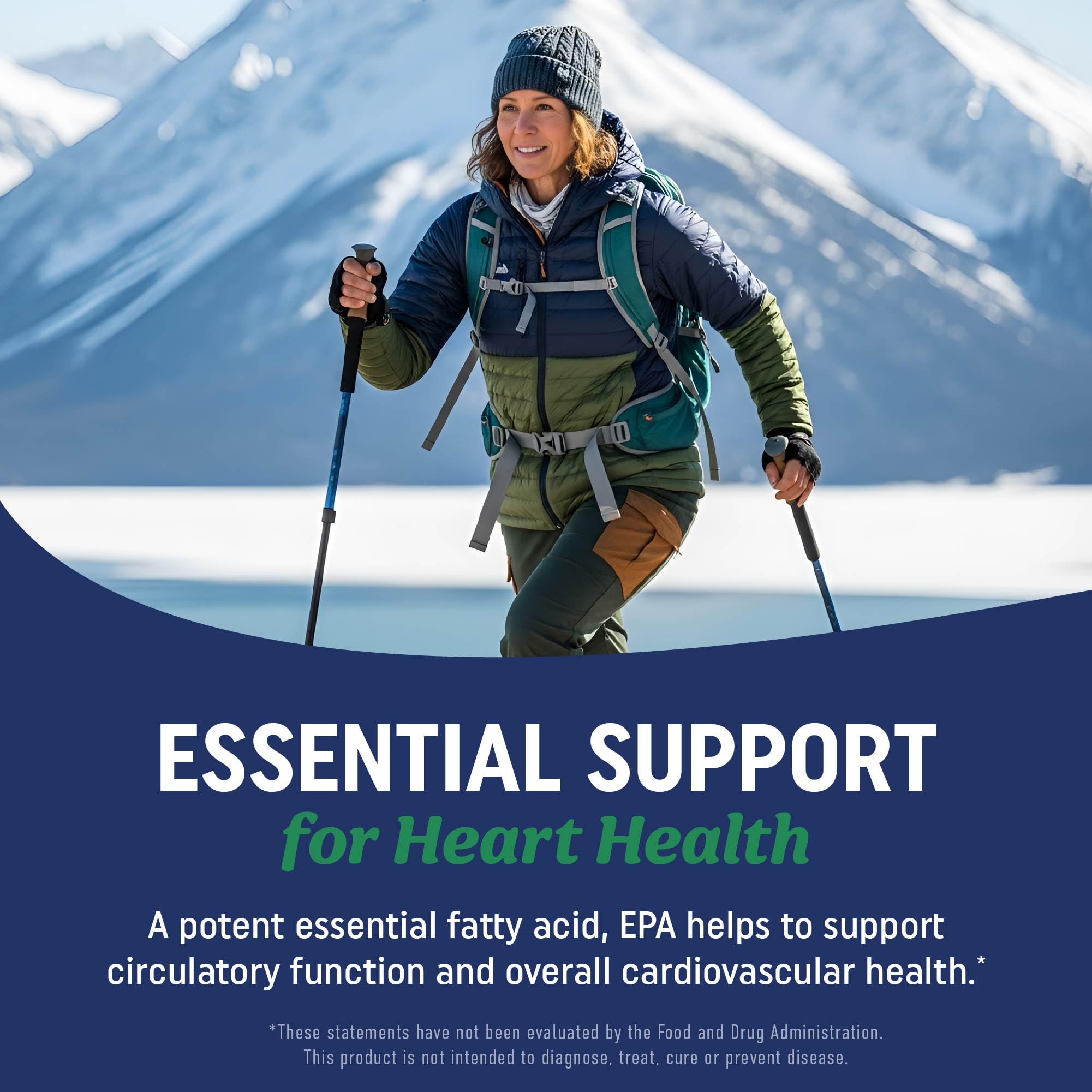 MAV NUTRITION EPA Ultra, etiqueta DHA/EPA para equilibrio de omega-3