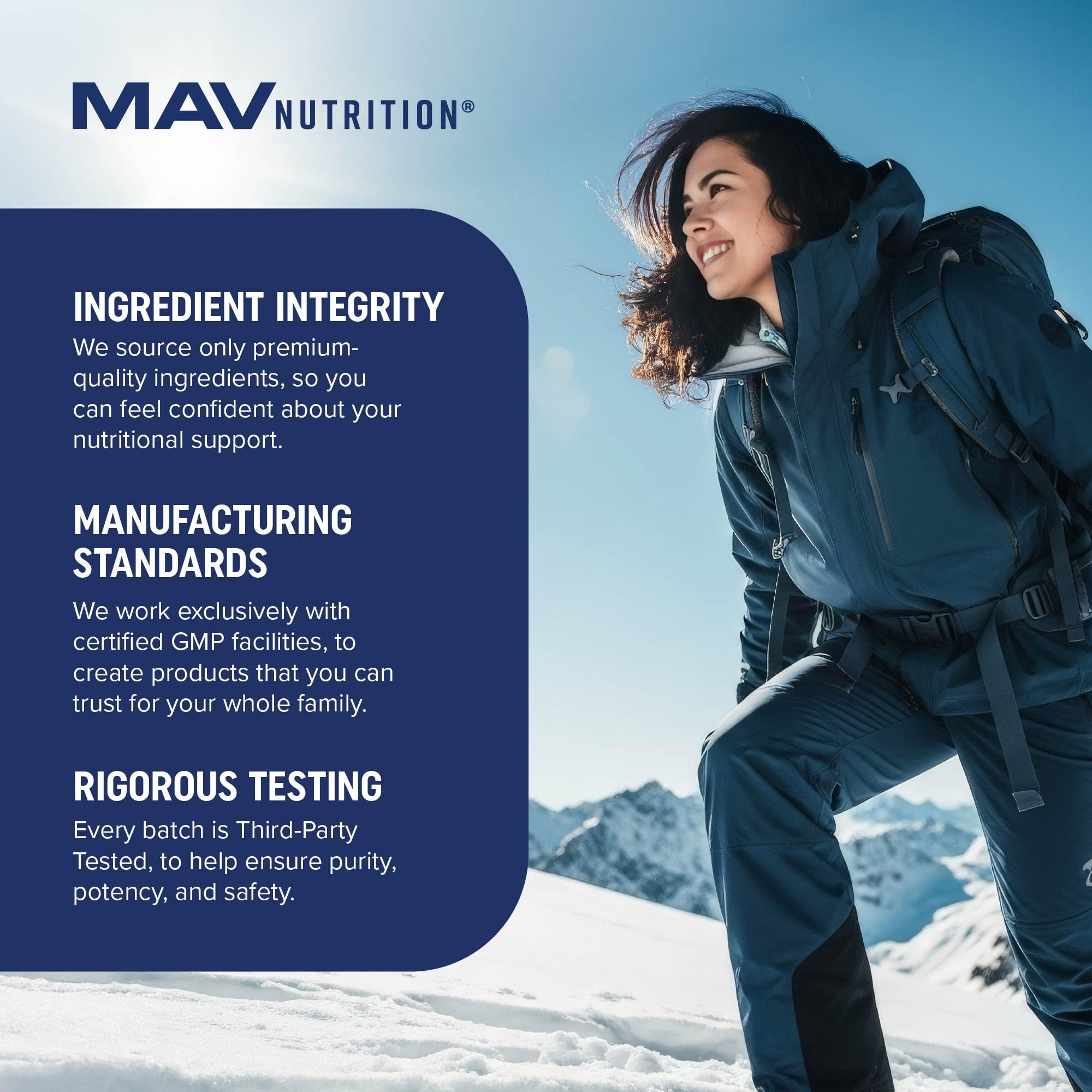 MAV NUTRITION etiqueta sostenible, certificación Amigo del Mar