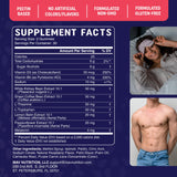 Caja frontal de MAV NUTRITION muestra gominolas y beneficios en texto.