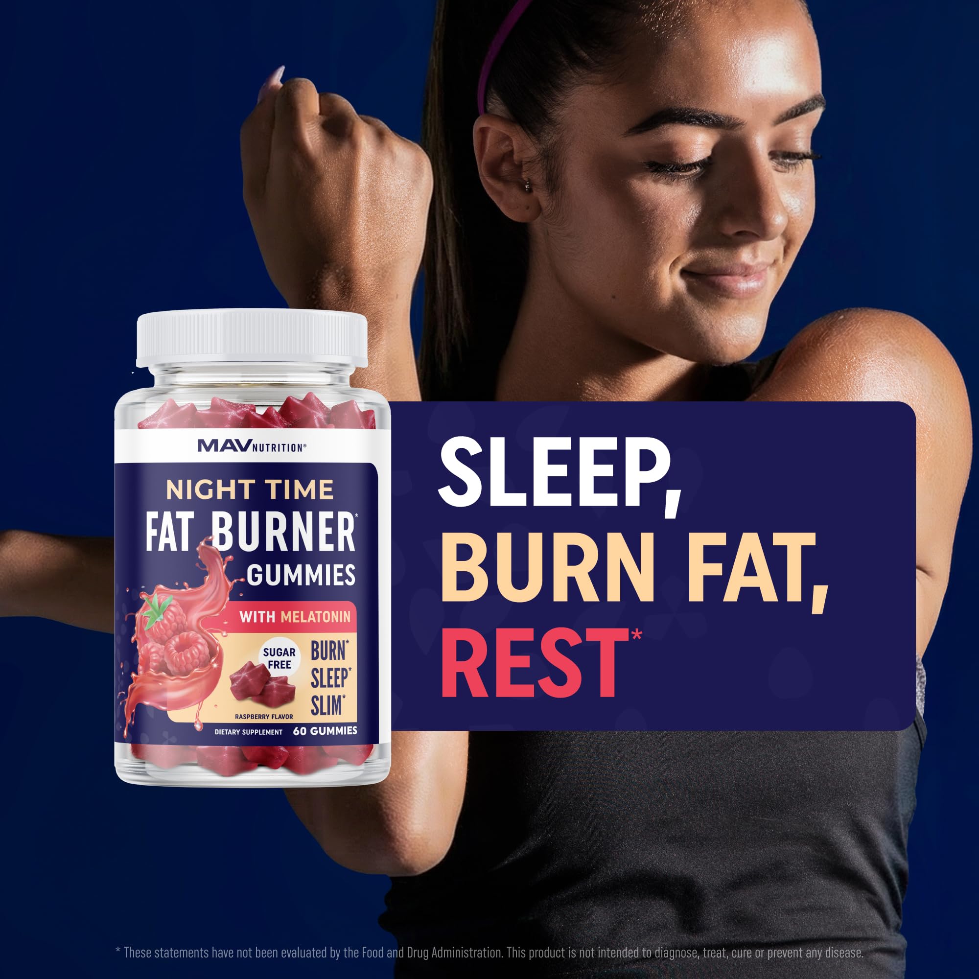 Gominolas sin azúcar de MAV NUTRITION, opción para dietas keto.