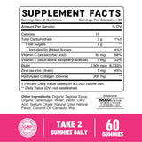Gomitas MAV Nutrition, frasco práctico para rutina diaria de belleza.