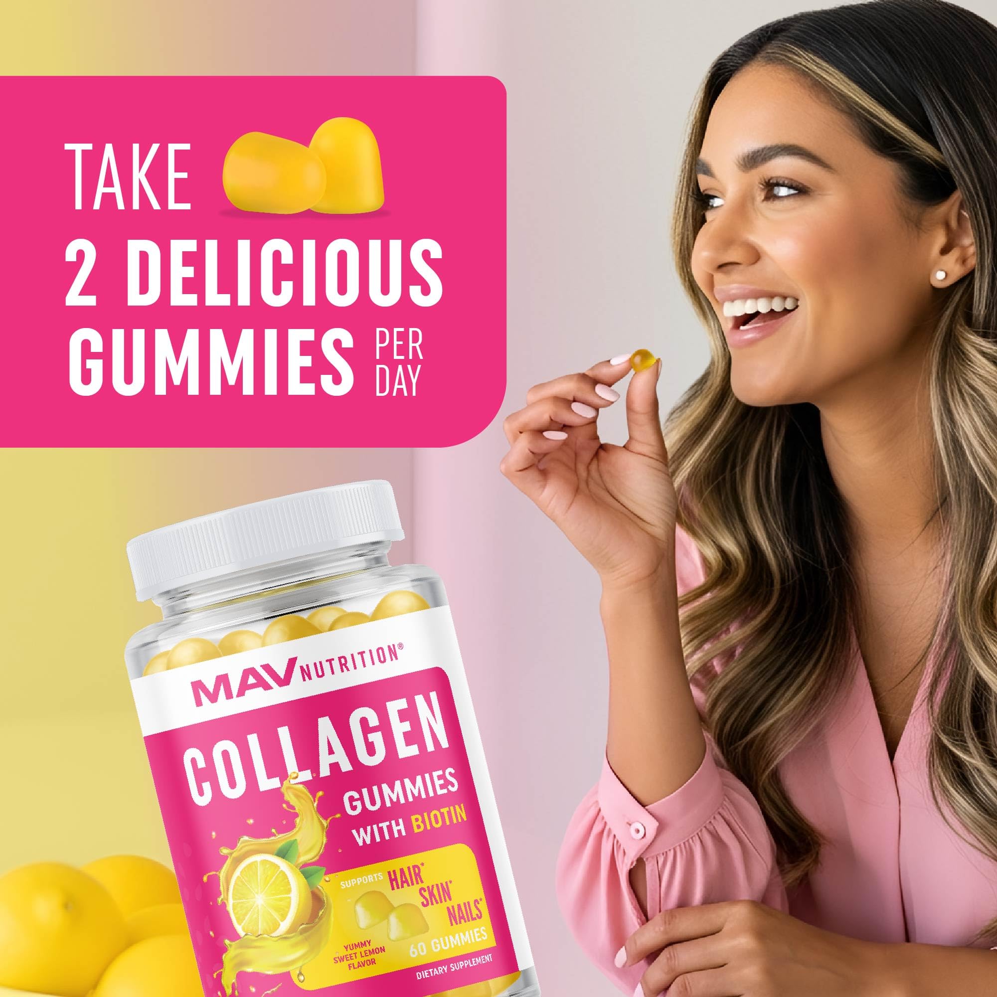 Gomitas de belleza MAV Nutrition, ritual diario de cuidado.