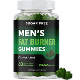 Gomitas MAV NUTRITION quema grasa para hombres, sabor manzana y saciedad.