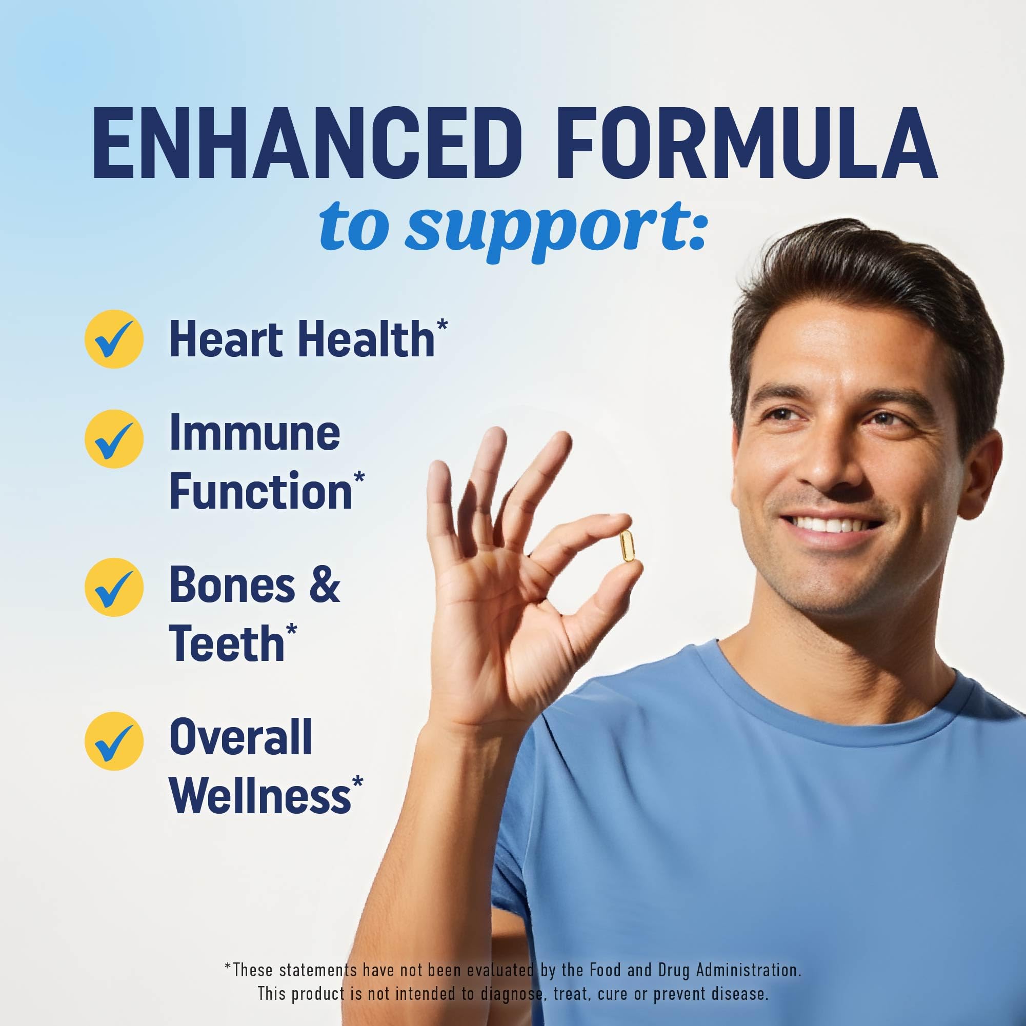 Cápsulas limón MAV Nutrition Omega-3 D3 de sabor agradable