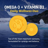 Cápsulas suaves MAV Nutrition Omega-3 D3 fáciles de tragar