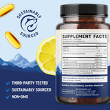 Envase sostenible de MAV Nutrition Omega-3 D3