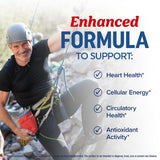 Cápsulas MAV Nutrition Omega3 CoQ10 para dosis diaria fácil de incorporar.